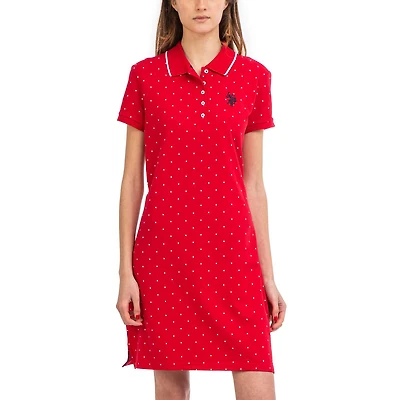 U.S. Polo Assn Robe à pois pour femme