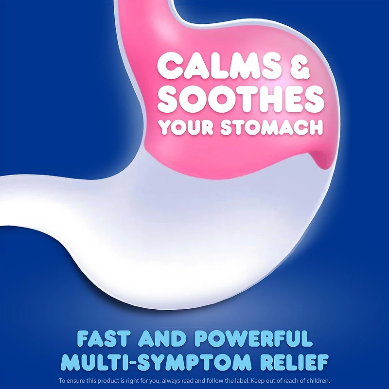 Liquide Pepto Bismol Extra fort pour soulager nausée, brûlures d’estomac, indigestion, malaises gastriques et diarrhée