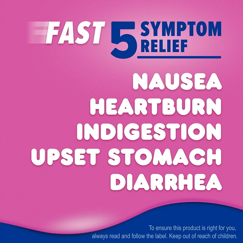 Liquide Pepto Bismol Extra fort pour soulager nausée, brûlures d’estomac, indigestion, malaises gastriques et diarrhée