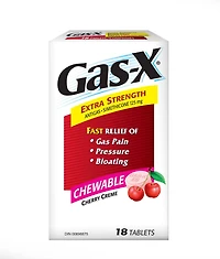 Gas-X Extra Strength Fast Gas Relief Chewables, 18 tablets Cherry