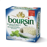 Boursin Basil & Chive Cheese, 150g