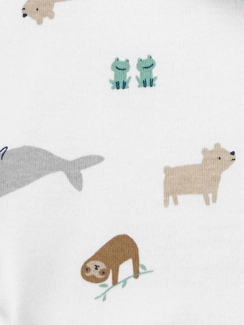 Child of Mine made by Carter's 3Pack Newborn Boys Bodysuits - Sloth