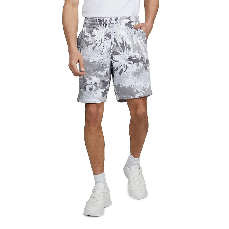 Matix floral print tech fleece shorts for men
