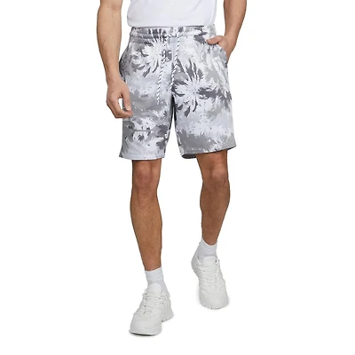 Matix floral print tech fleece shorts for men
