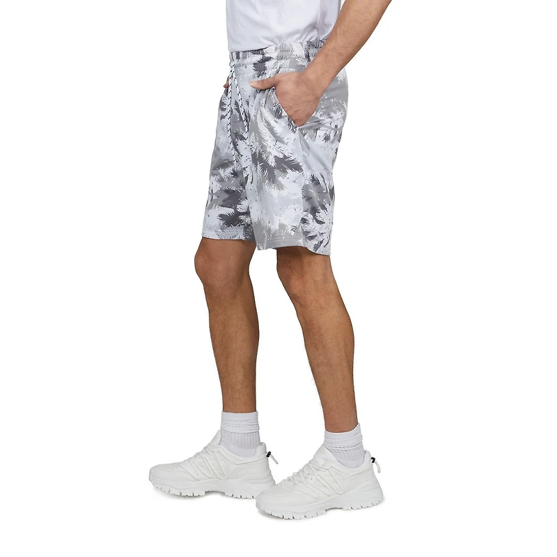 Matix floral print tech fleece shorts for men