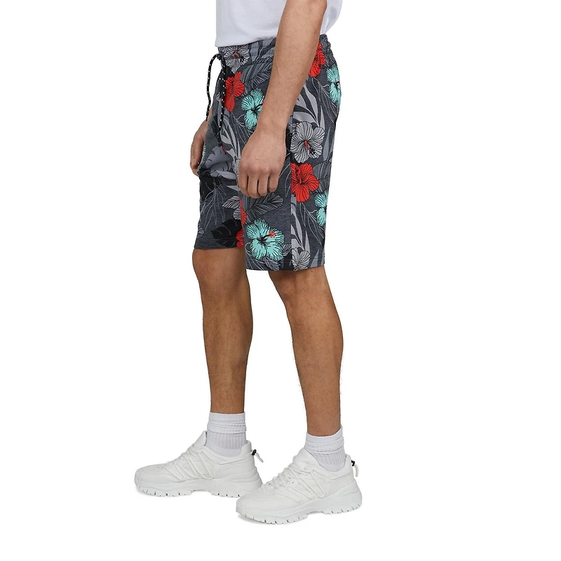 Short polaire technique Matix à imprimé floral pour homme