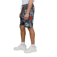 Short polaire technique Matix à imprimé floral pour homme