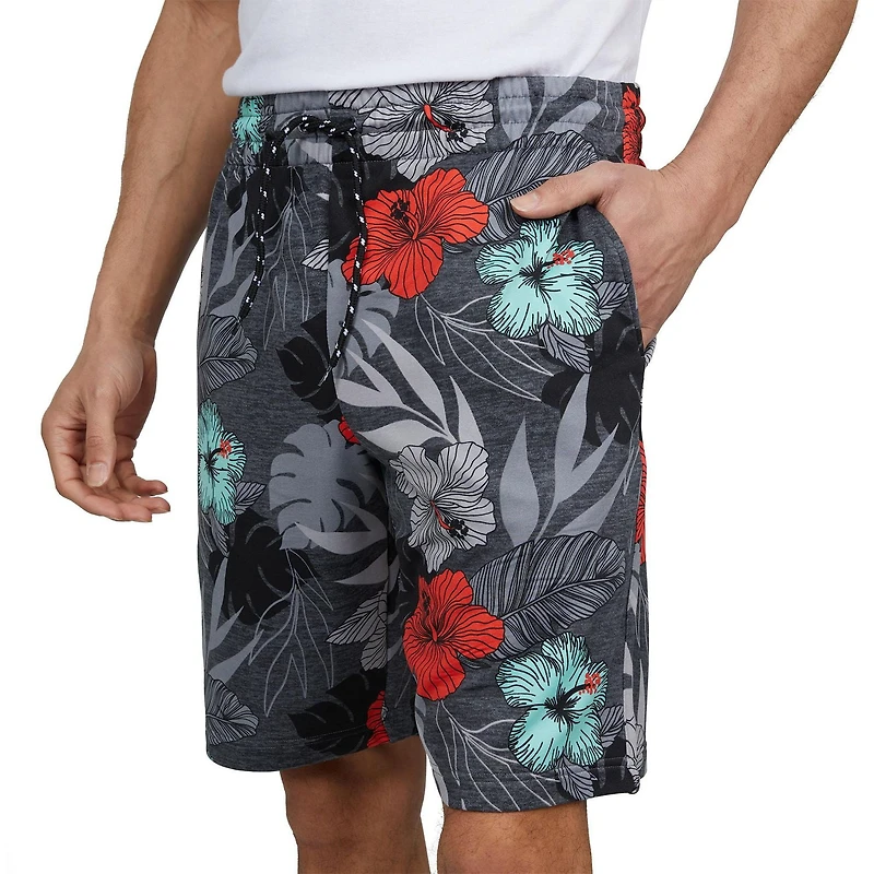 Short polaire technique Matix à imprimé floral pour homme