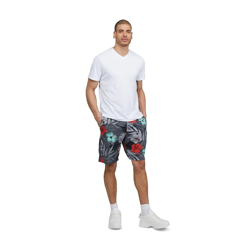 Short polaire technique Matix à imprimé floral pour homme
