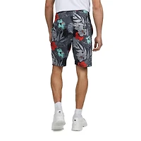 Short polaire technique Matix à imprimé floral pour homme