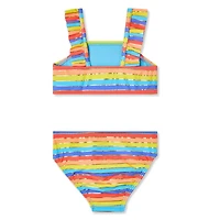 Maillot de bain à volants 2 pièces George pour bébés filles