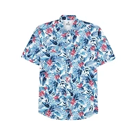 IZOD S/S Sunshield Woven Printed Shirt