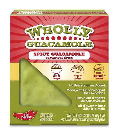 Guacamole épicé Wholly Guacamole