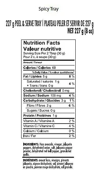 Guacamole épicé Wholly Guacamole