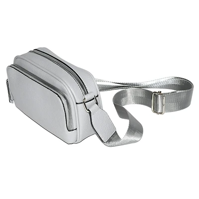 NICCI CROSSBODY WITH FRONT ZIPPER POCKET