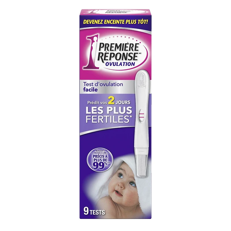 First Response Easy Ovulation Test Sticks, 9 Tests