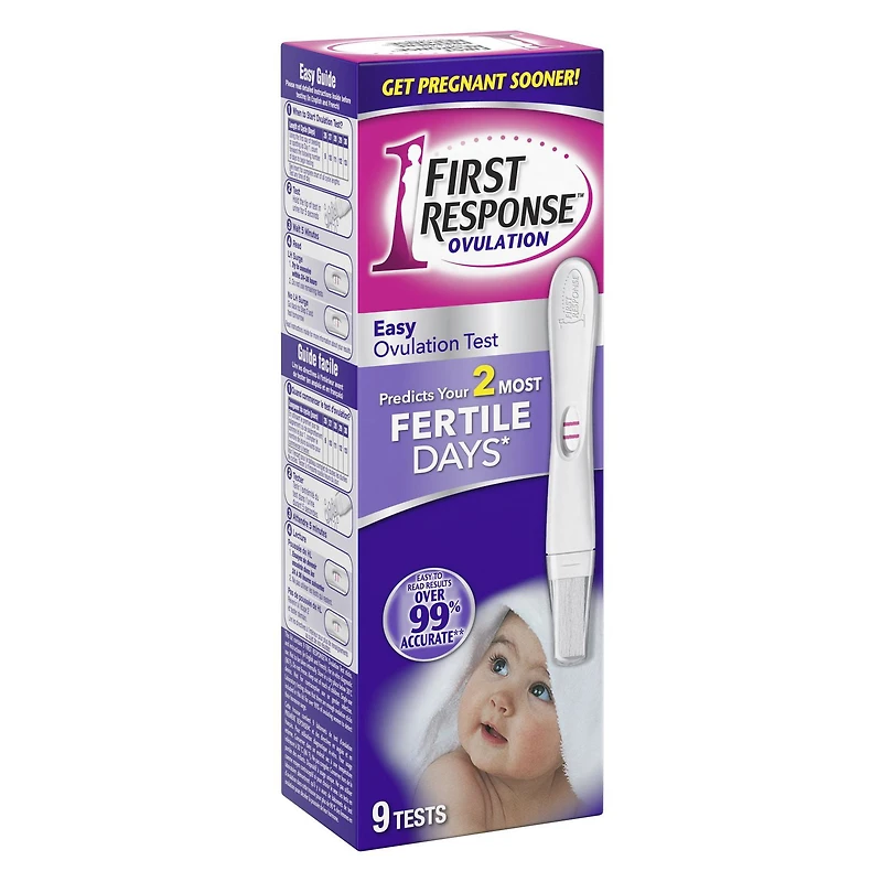 PREMIÈRE RÉPONSEMC Test d’ovulation facile à lire, 9ct