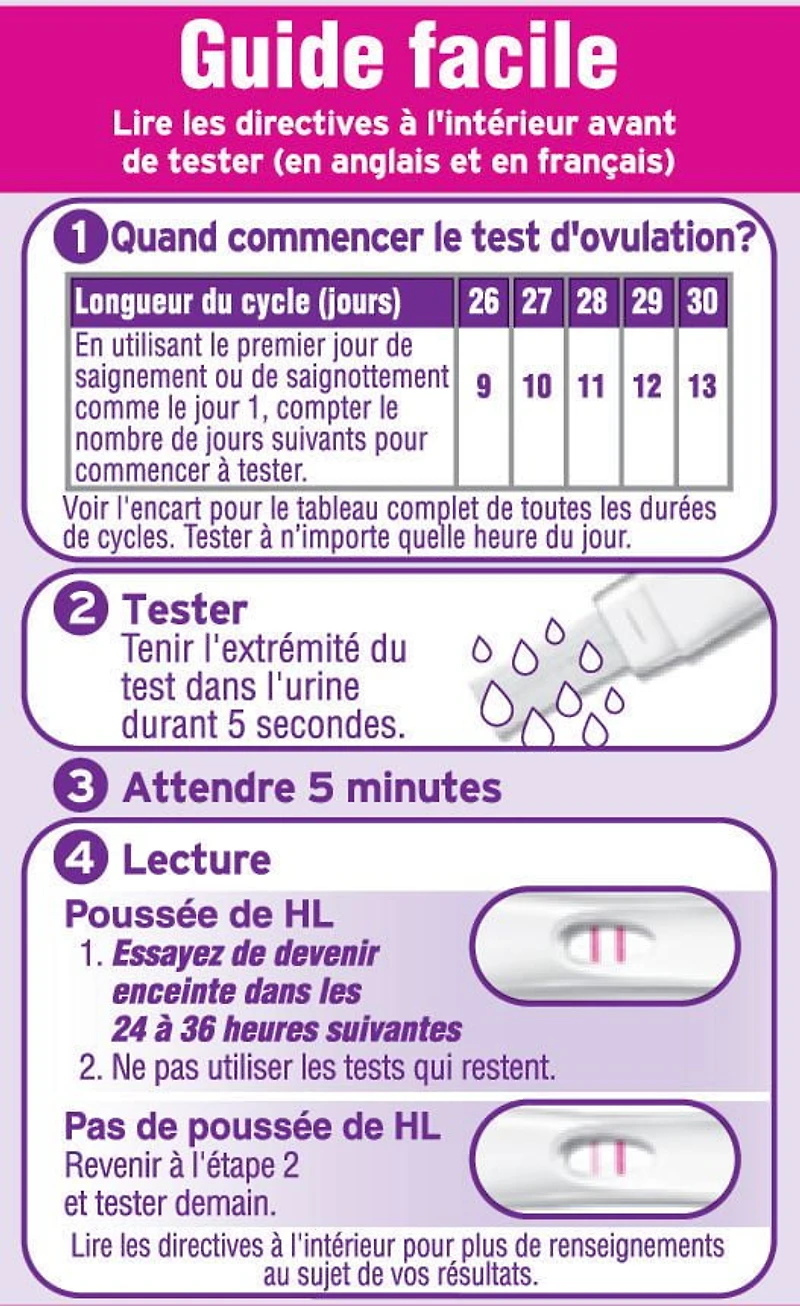 First Response Easy Ovulation Test Sticks, 9 Tests