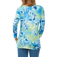 Alia 3/4 Sleeve Scoop Neck Knit Top