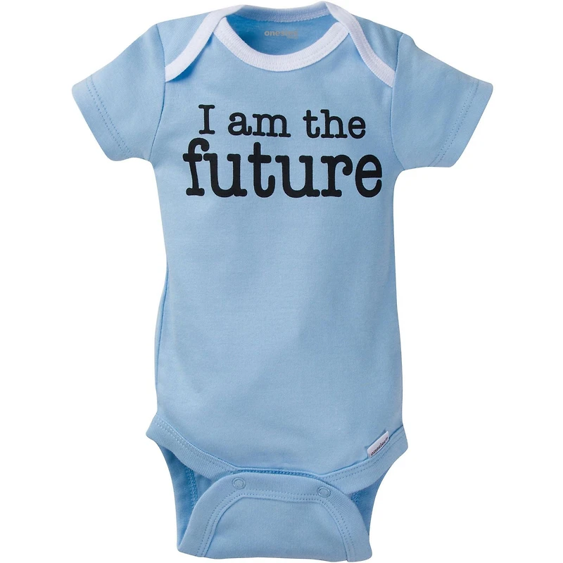 Chemises à manches courtes imprimées des petit garçons de Onesies - paquet de 8