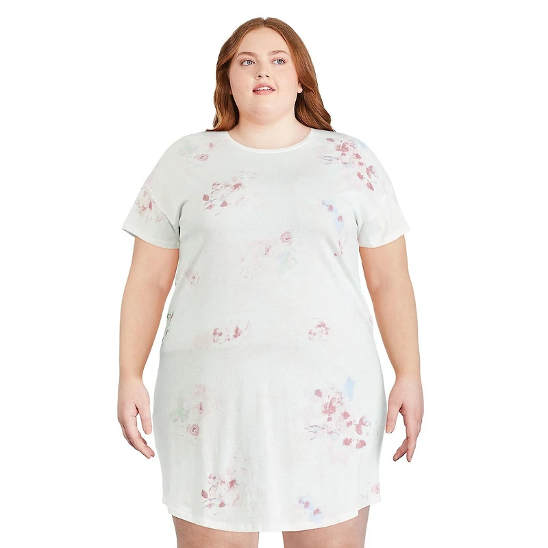George Plus Women's Crew Neckline Nightshirt