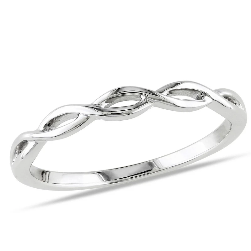 Asteria Fashion Infinity 14 K White Gold Ring