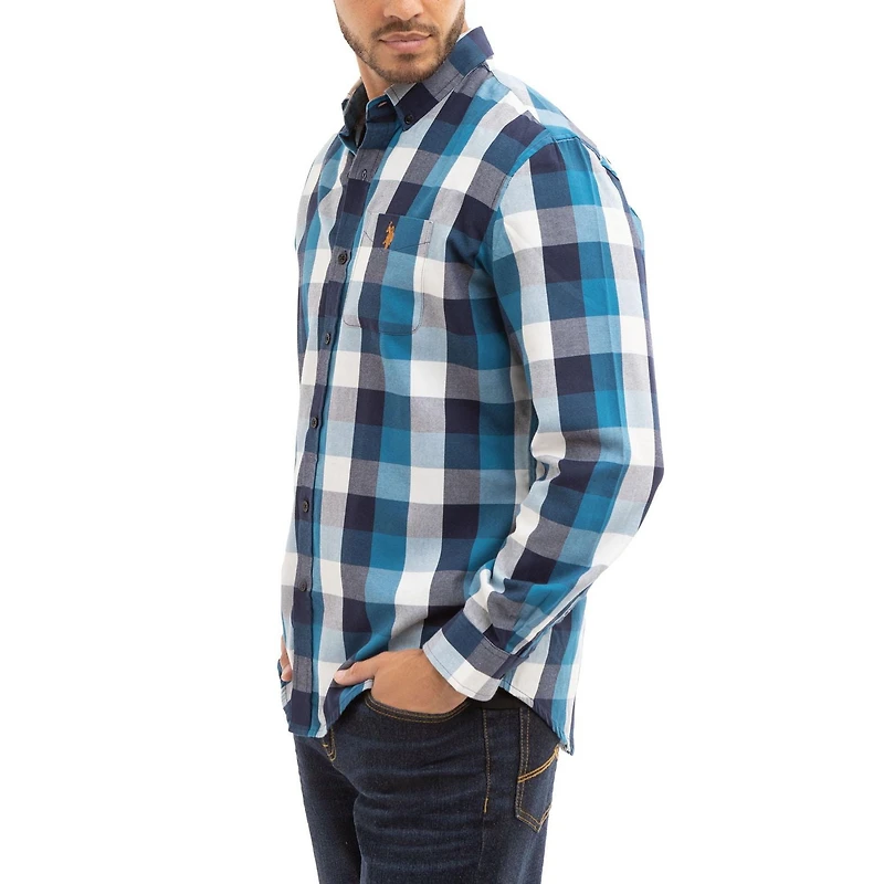 U.S. Polo Assn. Men's Long Sleeve Woven Shirt