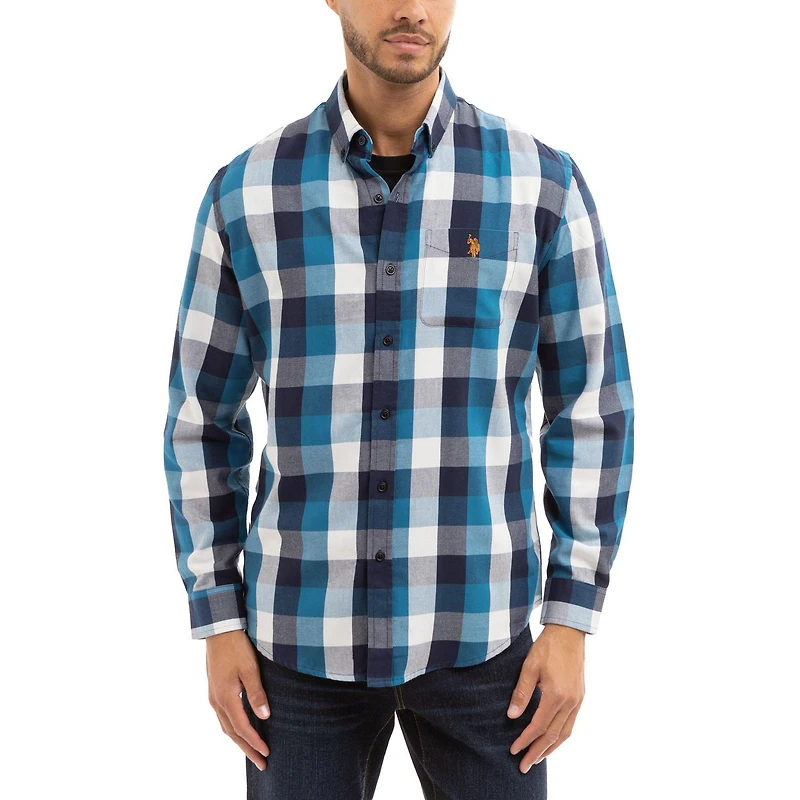 U.S. Polo Assn. Men's Long Sleeve Woven Shirt