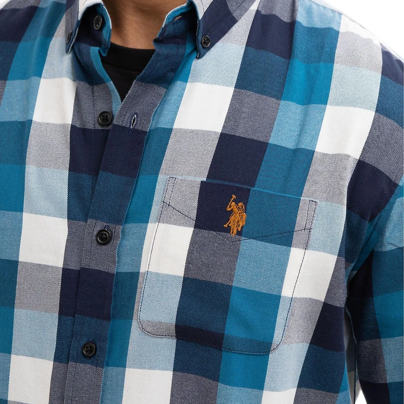U.S. Polo Assn. Men's Long Sleeve Woven Shirt