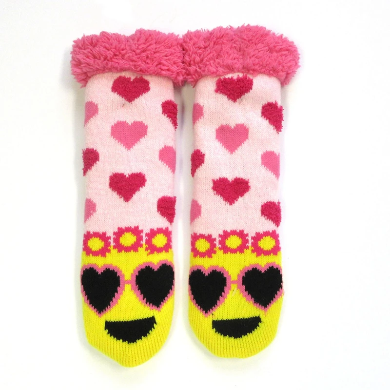 GIRL'S HAPPY FACE 7G READING SOCKS