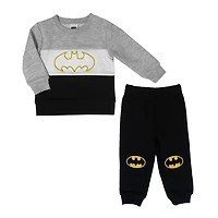 Warner's Batman Boys long sleeve 2 pc Fleece Jogset