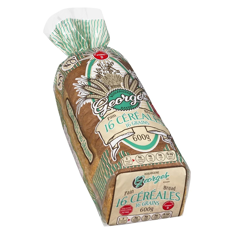 Pain 16 céréales Georges Pain 16 céréales 600 gr