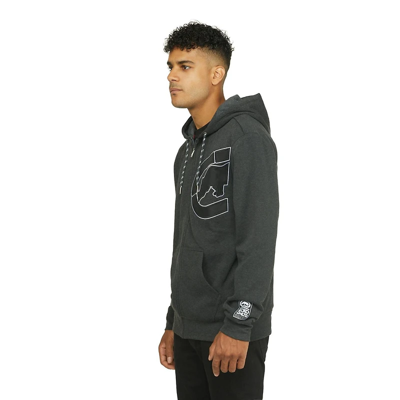 Ecko Unltd. Men’s Sweatshirt MFS Rhino Fz Zip Sweater Fleece Hoodie