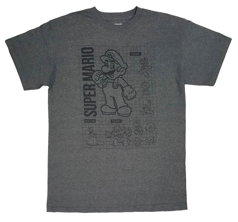Super Mario T-shirt à manches courtes pour homme