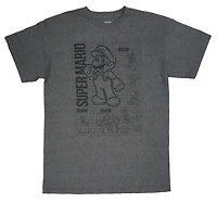 Super Mario T-shirt à manches courtes pour homme