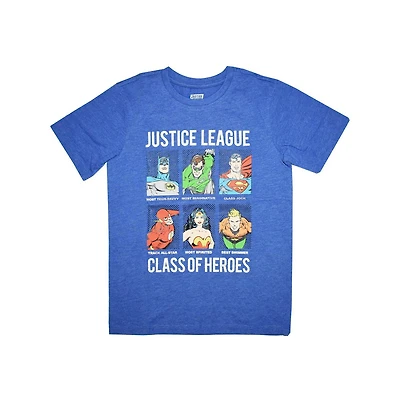 Maglietta per ragazzi Justice League Class Of Heroes