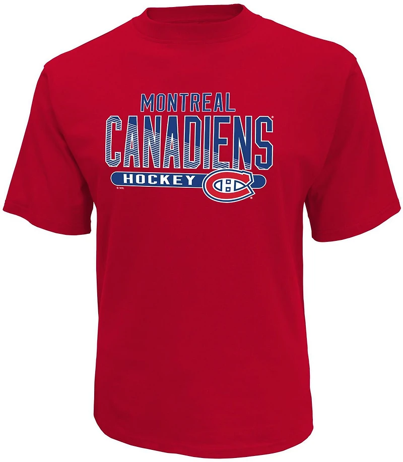 NHL Men's Montreal Canadiens Crew Neck short Sleeve Classic Fit T-Shirt