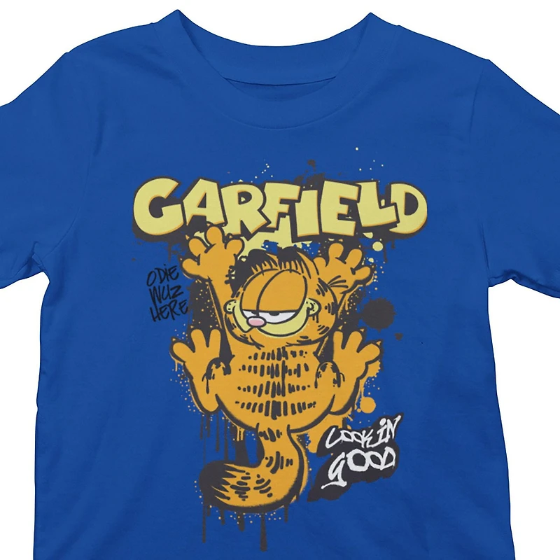 T-shirt avec imprimé Garfield pour garçons