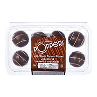 Poppers à gâteau au chocolat et au beurre d’arachides Charlotte’s 8 morceaux, total de 280 g
