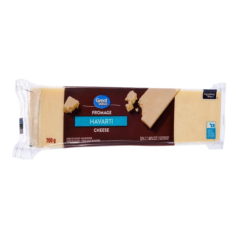 Fromage havarti Great Value (format économique) 700 g