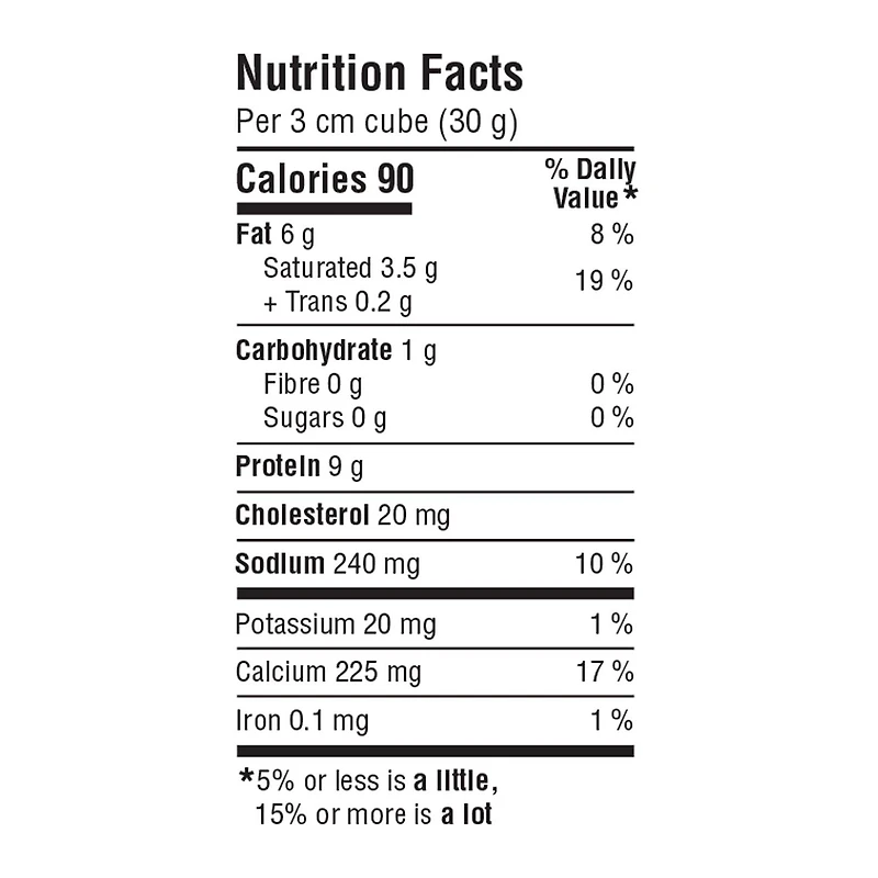 Great Value Light Marble Cheddar Cheese (Value Size), 700 g