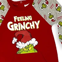 Dr Seuss Infant long sleeve romper with kanga pocket