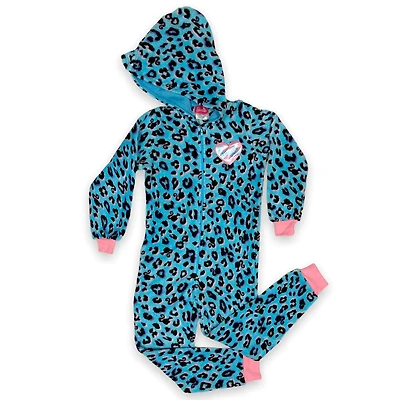 Barbie Pyjama une pièce à manche longue et capuchon pour filles