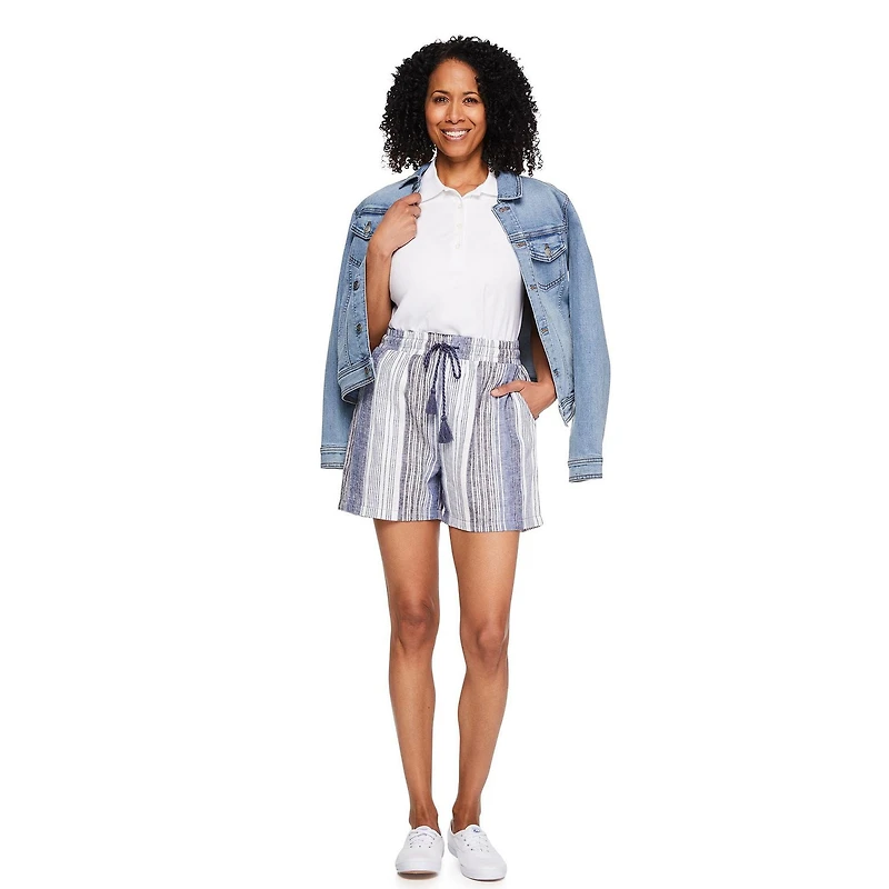 Short en lin Iyla pour femmes