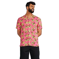 Chemise de vacances Bob l’éponge Nickelodéon pour hommes Tailles P-TG
