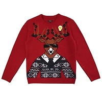George Men's light up Christmas Sweater-reindeer