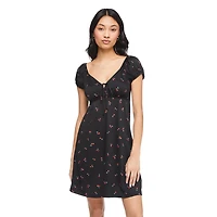No Boundaries Women's Babydoll Dress, Sizes XS-XXL