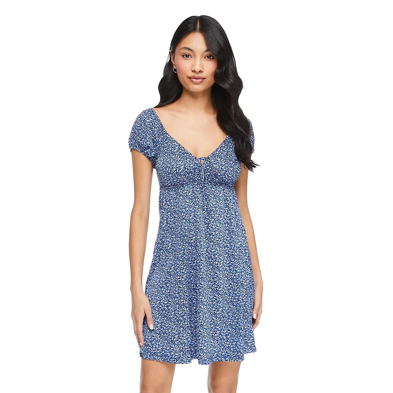 No Boundaries Women's Babydoll Dress, Sizes XS-XXL