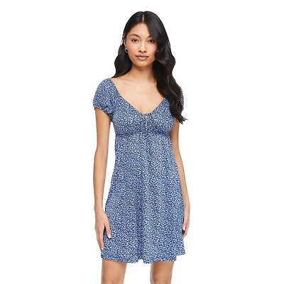No Boundaries Women's Babydoll Dress, Sizes XS-XXL