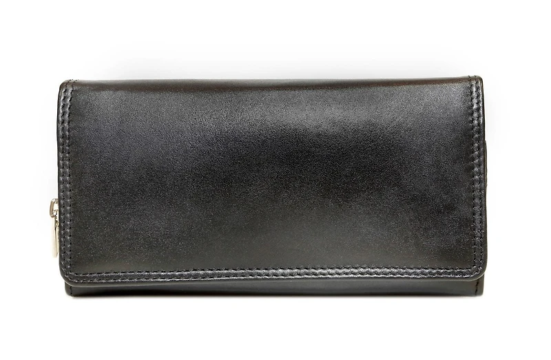 Ashlin Leather Ladies' Wallet with Chequebook Holder